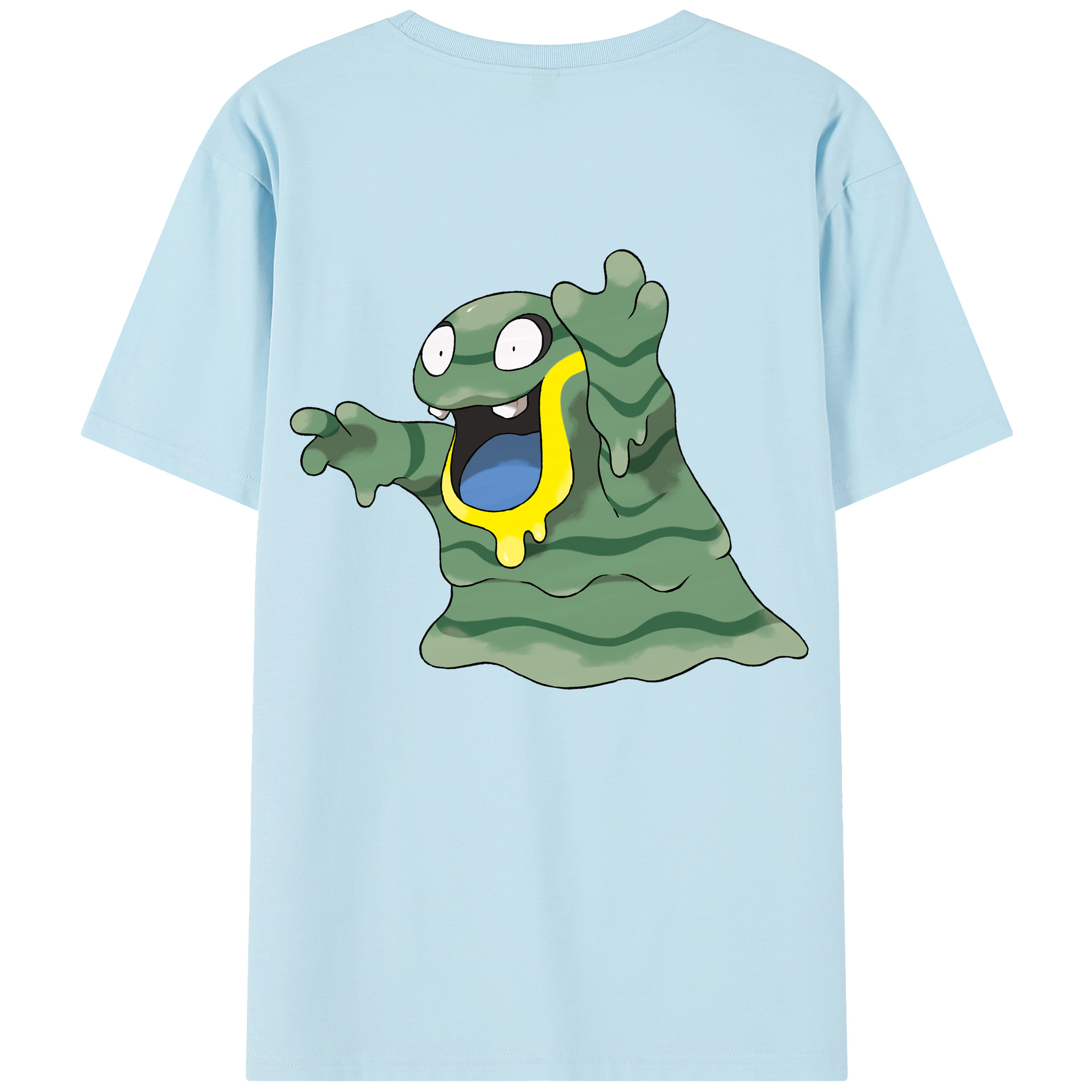 （画像用） ポケットモンスター Pokémon 綿100％半袖Tシャツ（背面プリント）